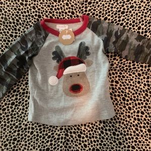 Mud Pie baby’s Christmas shirt